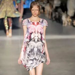 Alexander McQueen Crystal Pink Dress 2009